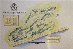 Royal County Down Golf course print