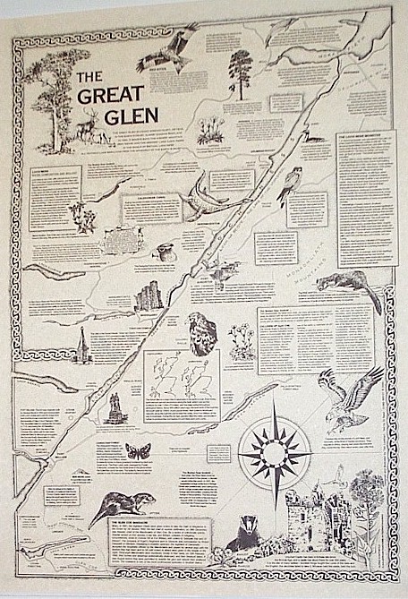 map of the Great Glen