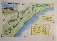 Machrihanish golf course print