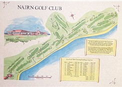 Nairn golf course print