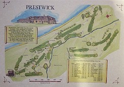 Prestwick golf course print