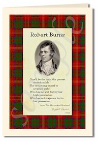 robert burns extract from the henpecked husband cards