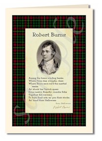 robert burns extract from Halloween cards