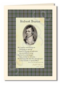 robert burns extract from The Ploughman's Life cards