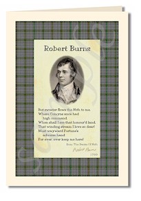 robert burns extract from The Banks of Nith cards